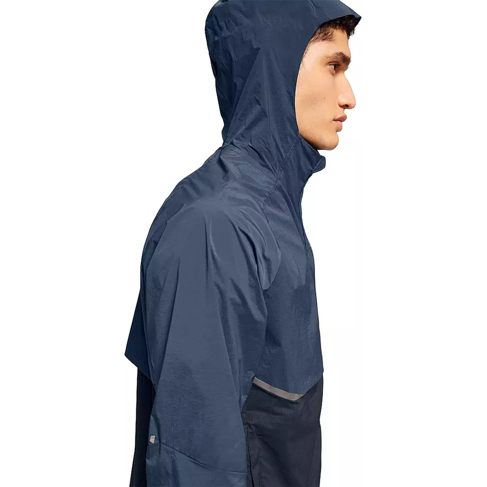 Men's Navy Two-Tone Performance Running Jacket