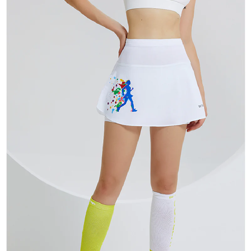 Women's Artistic Print Tennis Skort (Vibrant Sport Series)