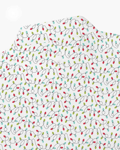 Holiday Lights Performance Golf Polo