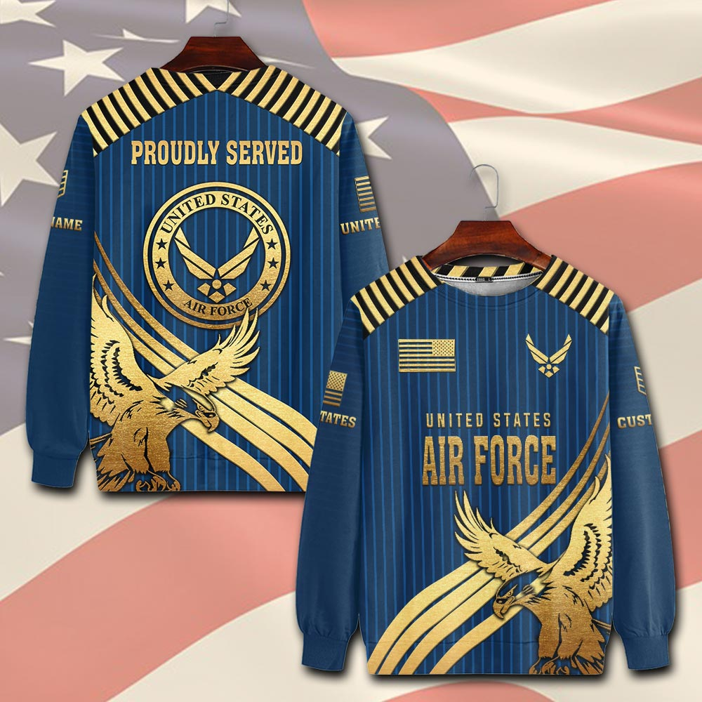 Men's US Air Force Honor Performance Crew Neck Sweatshirt