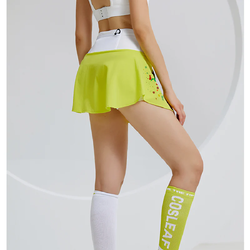 Women's Artistic Print Tennis Skort (Vibrant Sport Series)