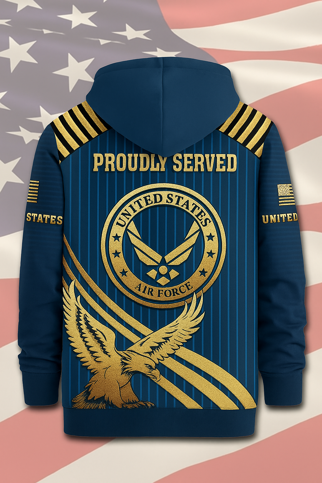 Men's US Air Force Honor Performance Zip-Up Hoodie