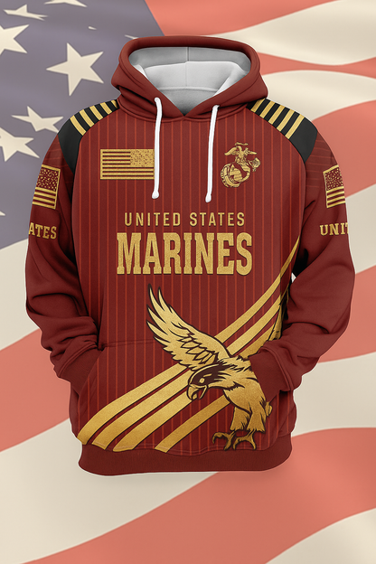 Men's US Marines Honor Performance Hoodie