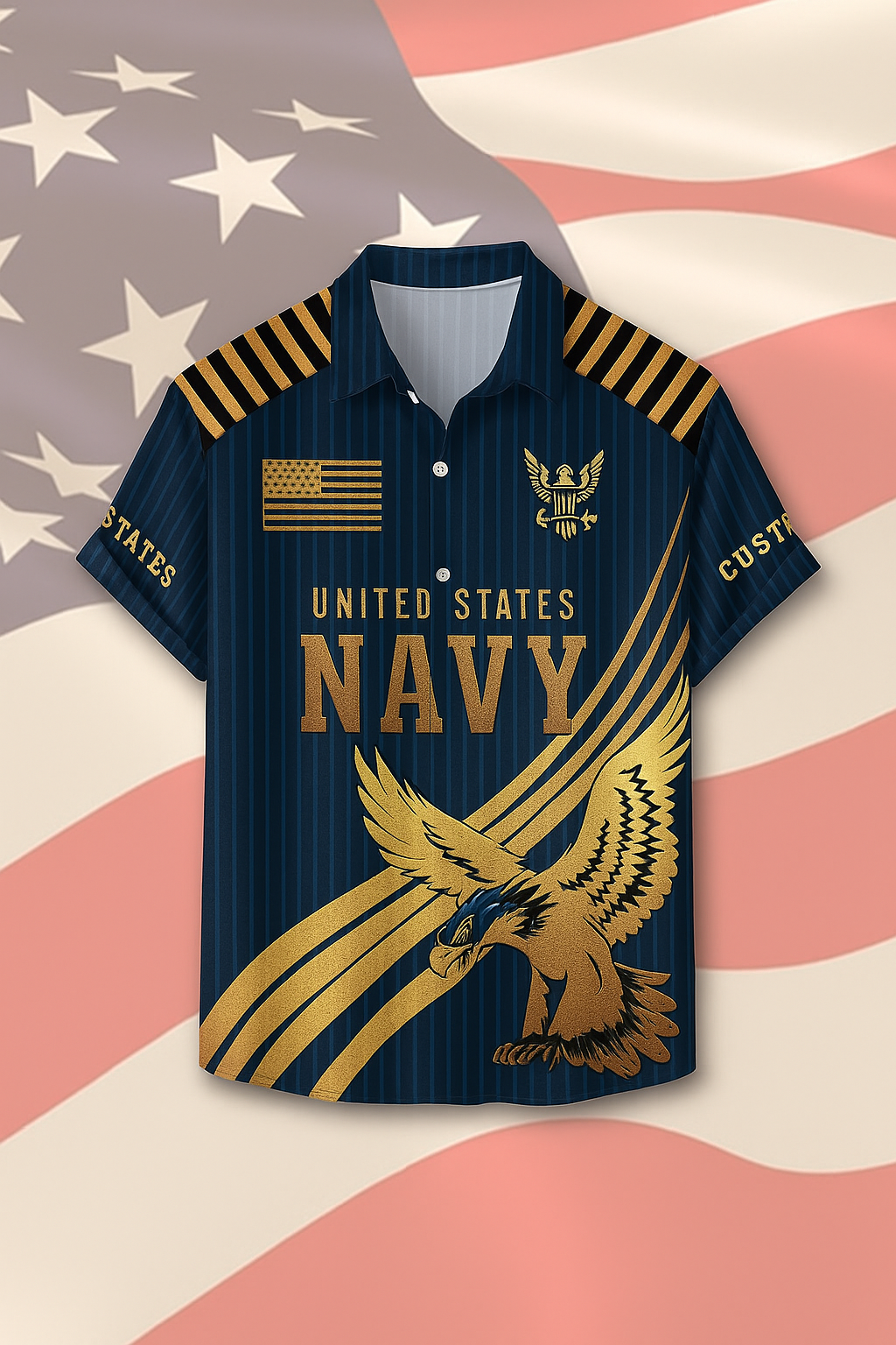 Men's US Navy Honor Performance Button-Down Shirt