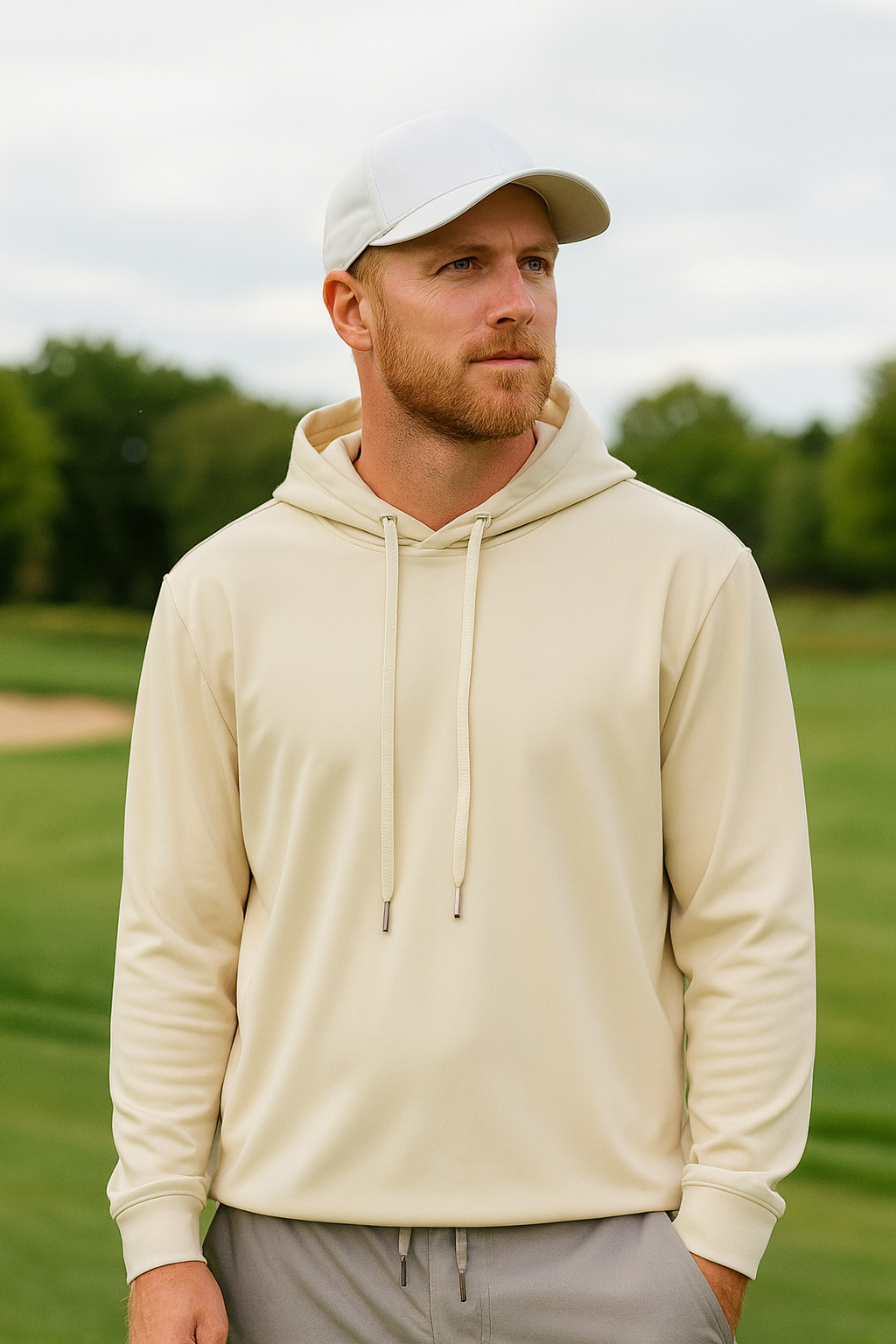 Men's Lightweight Golf Hoodie (Neutral Comfort Series)