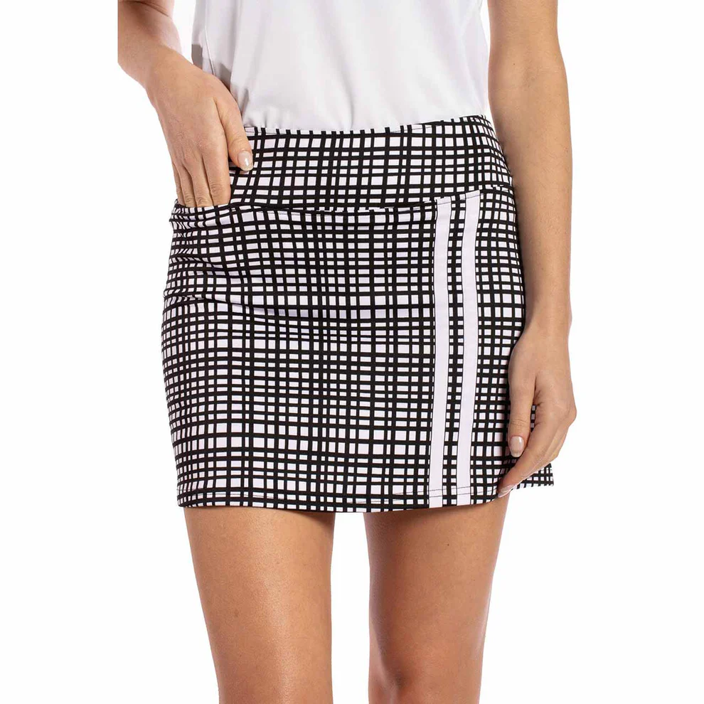Women's Checkered Golf Skort (Modern Grid Series)